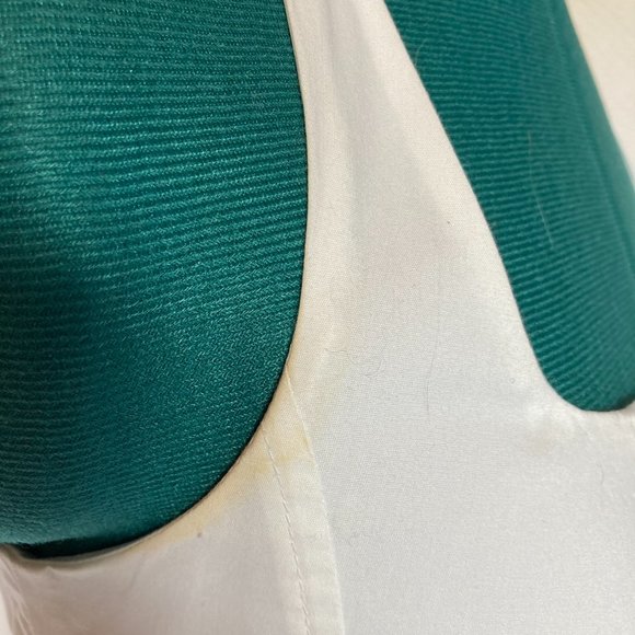 Banana Republic White Sleeveless Button Front A-Line Dress sz 0 - Picture 11 of 14